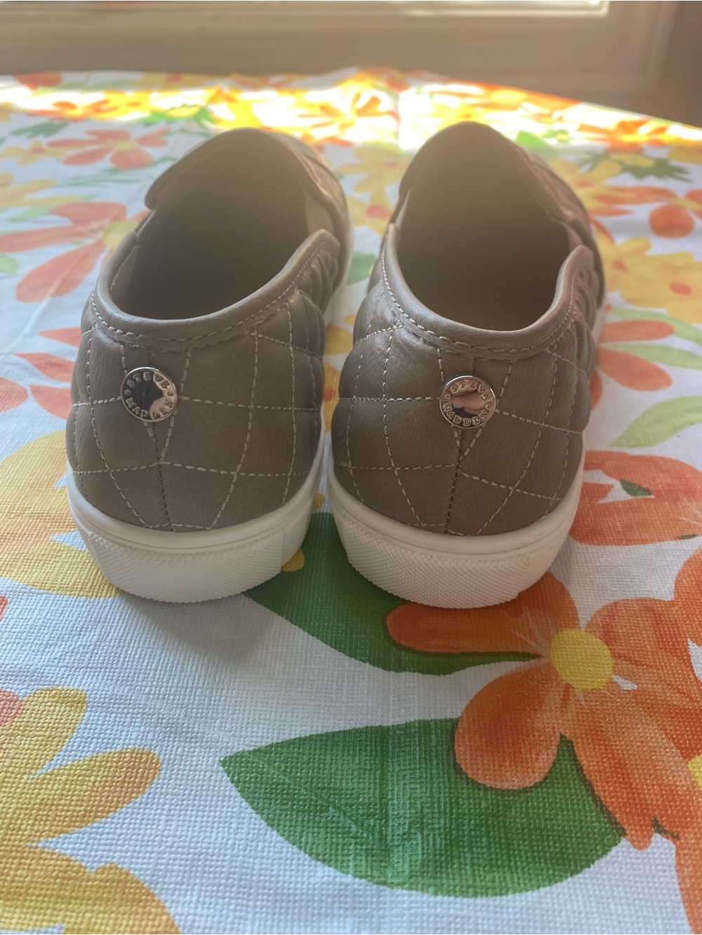 Steve Madden Quilted Faux Leather Slip-On Sneakers - Picture 8 of 11